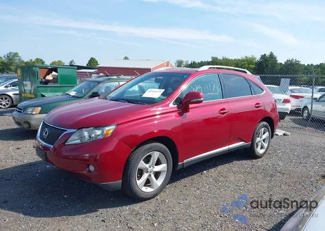 2012 Lexus Rx 350 350 from USA, damaged, VIN 2T2BK1BA6CC140008